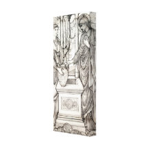 Christ and the Woman of Samaria at the Well Stretched Canvas Prints
