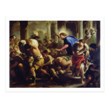 Christ Driving the Merchants from the Temple Post Cards