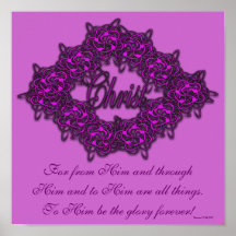 Christ is the Centre - Fashion Pink Print