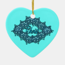 Christ is the Centre - Ice Blue ornaments