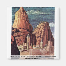 Christ On The Mount Of Olives  By Andrea Mantegna Magnet