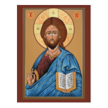 Christ the Light Giver Prayer Card Post Cards