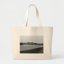 Christchurch Priory from Stanpit Marsh Canvas Bag