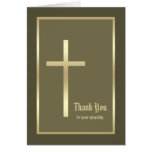 Christian Bereavement Sympathy Thank You Card