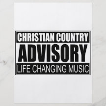 Christian Country Advisory... Personalized Flyer
