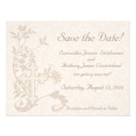 Christian Cross Flourish Save the Date Cards Custom Invitations