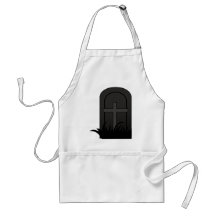 CHRISTIAN CROSS ON TOMBSTONE APRON