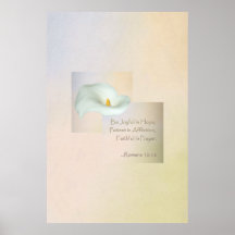 Christian Faith Art ~ Romans 12:12 Posters