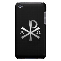 Christian Icon Alpha and Omega Labarum Barely There iPod Cases