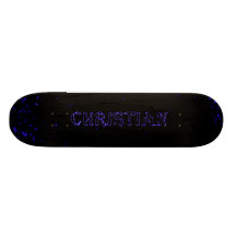 christian lightning stars custom skateboard deck