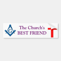 Christian Mason Bumper sticker