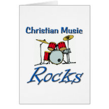 Christian Music Rocks Cards