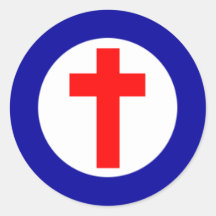 Christian Roundel Sticker