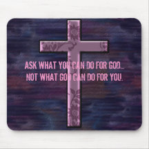 Christianity designs mouse pad