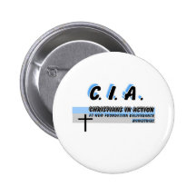 CHRISTIANS IN ACTION T's Pinback Button