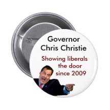 Christie Showing Liberals the Door Pins