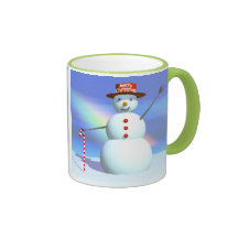 Christmas 3D Snowman Coffee Mug