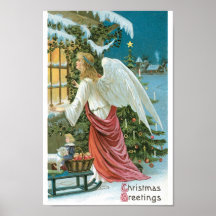 Christmas Angel Poster