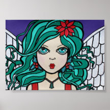 Christmas Angel Poster