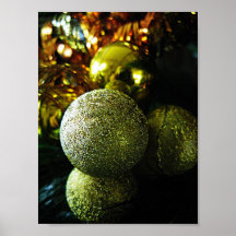 Christmas Ball Decoration Poster