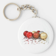 Christmas Ball Decorations Keychain
