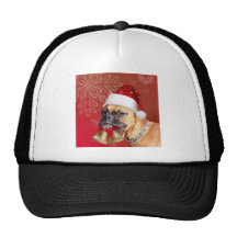 Christmas Boxer dog Mesh Hat