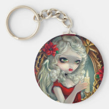 "Christmas Candle" Keychain