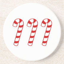 Christmas Candy Canes Coasters