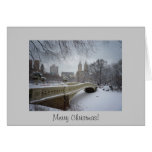 Christmas Card - Bow Bridge- Central Park