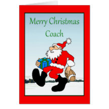 Christmas Card For Football Coach