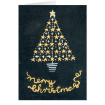 Christmas Card - Star Christmas Tree