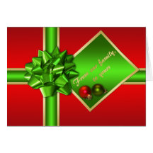 Christmas Card with Family Photo Insert