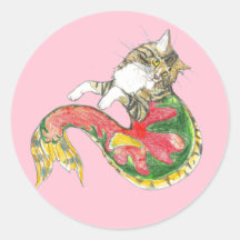 Christmas CatFish Stickers