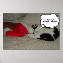 Christmas Cats Poster
