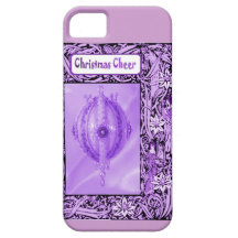 Christmas cheer, LIlac iPhone 5 Cover