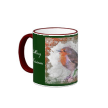 Christmas Cheer Robin Mug