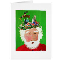 Christmas Crown Greeting Card