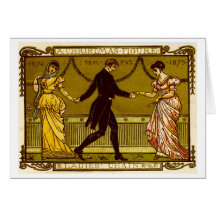 Christmas Dance Greeting Card