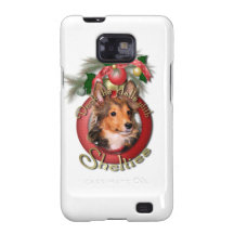 Christmas - Deck the Halls - Shelties - Cooper Galaxy S2 Covers