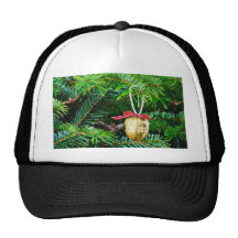 Christmas Decoration On The Tree Mesh Hats