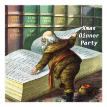 Christmas Dinner Party 5 Invitation