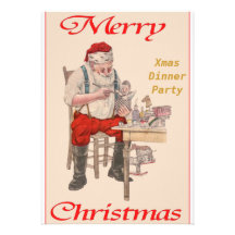 Christmas Dinner Party 6 Invitation