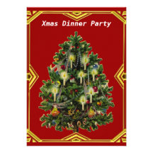Christmas Dinner Party 7 Invitation