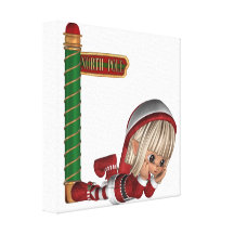 Christmas Elf Canvas Print