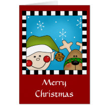 Christmas Elf card