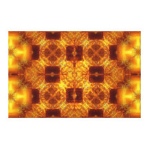 "Christmas Eve" Mandala Stretched Canvas Prints