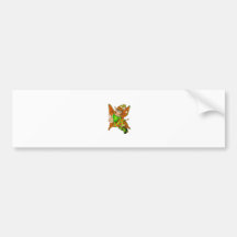 christmas fairy bumper sticker