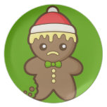 Christmas Gingerbread Man Plate