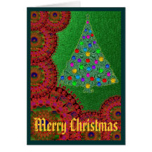 Christmas Greetings Blank Inside Card