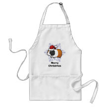 Christmas Guinea Pig (smooth hair) Apron
